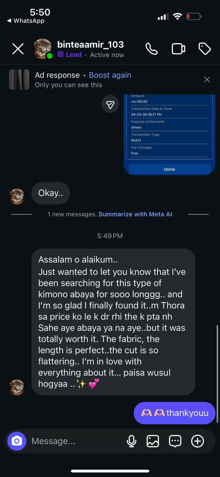 Customer review 8